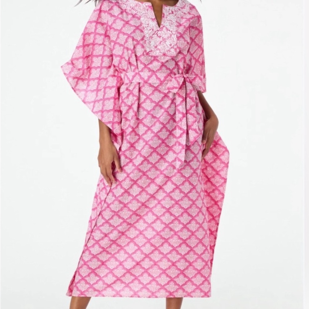Roller Rabbit Pink Patterned Women's Robe
